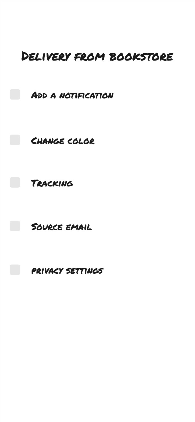 A sketch of a user interface to edit an event.