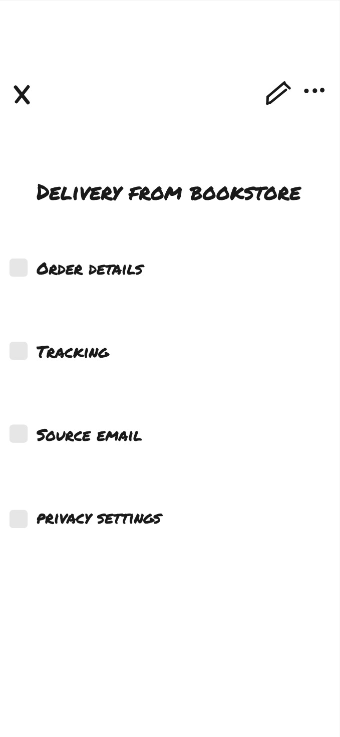 A sketch of a user interface to view an event's details.