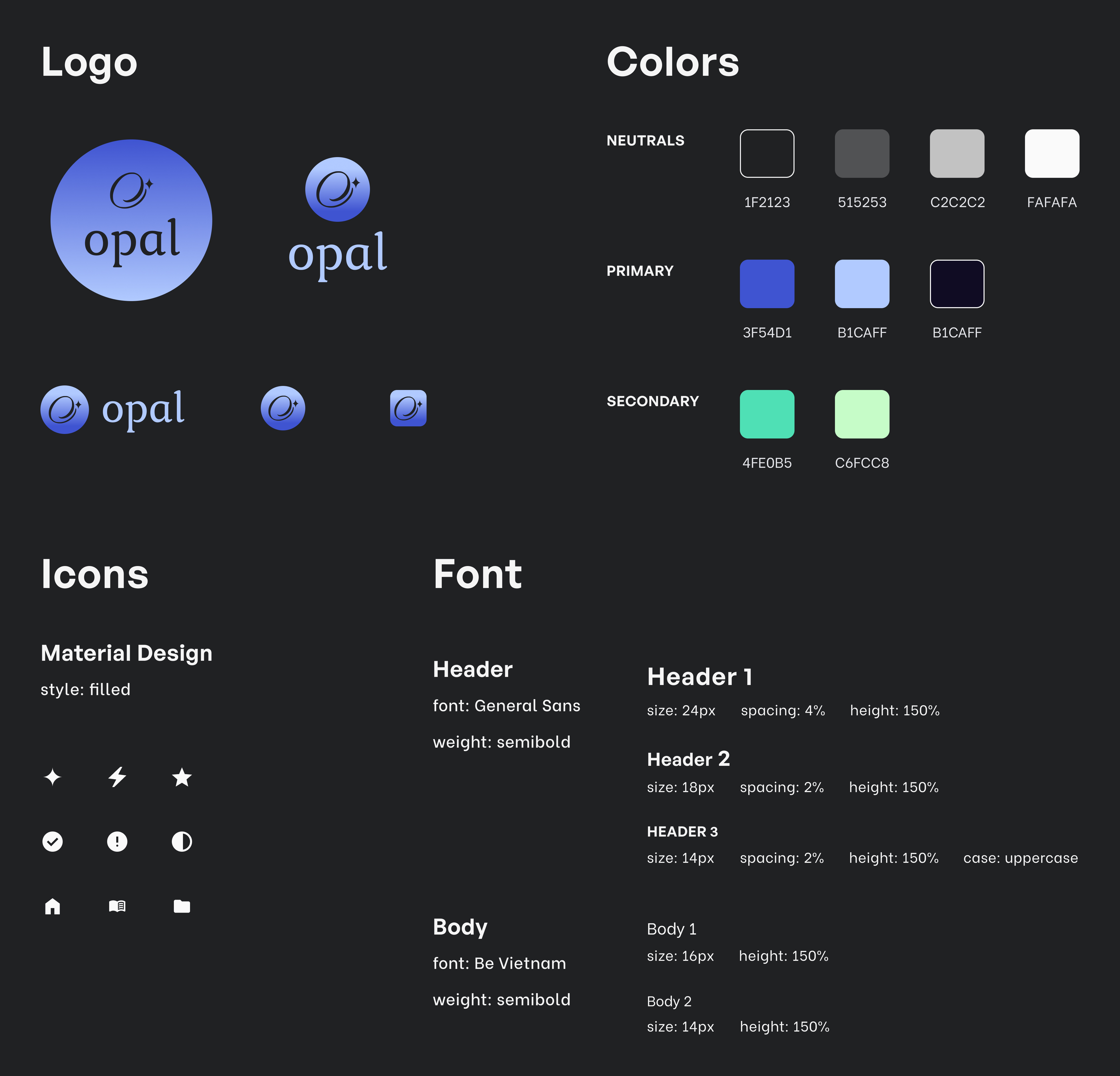 A UI kit for Opal.
